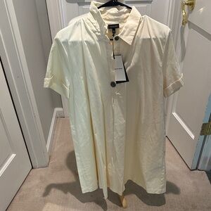 Who What Wear Cream Dress